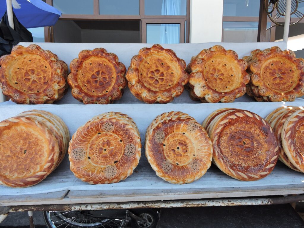 Silk Road Uzbekistan tour - Bread cooling in Bukhara