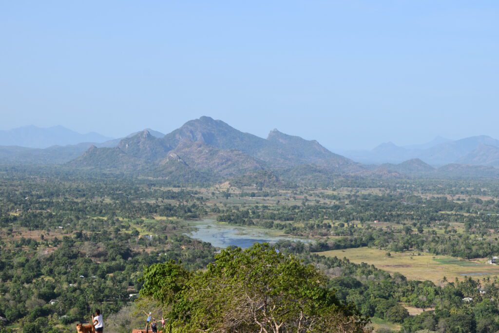 View from Sigiriya - Unique tour of Sri Lanka