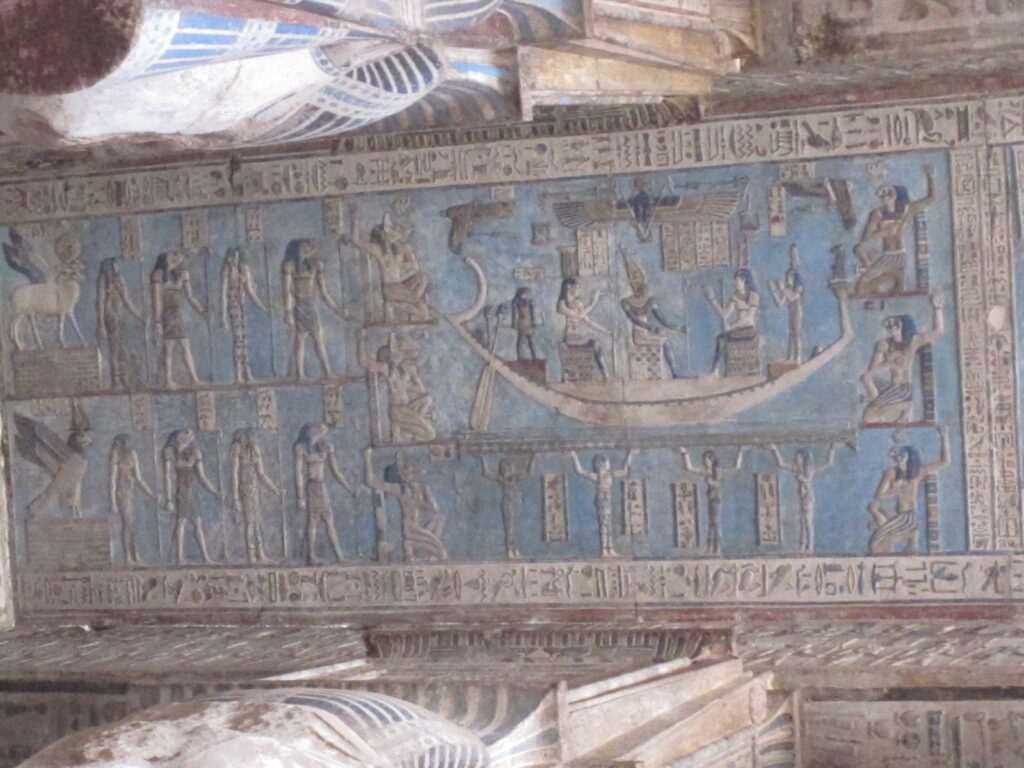 Dendera Temple ceiling - archaeology tour to Egypt