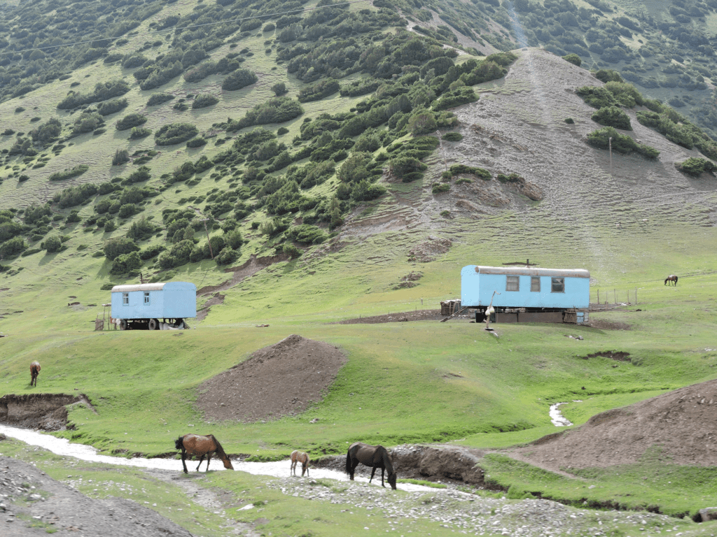 Meet the locals on our Into the Wild. Kyrgyzstan Tour