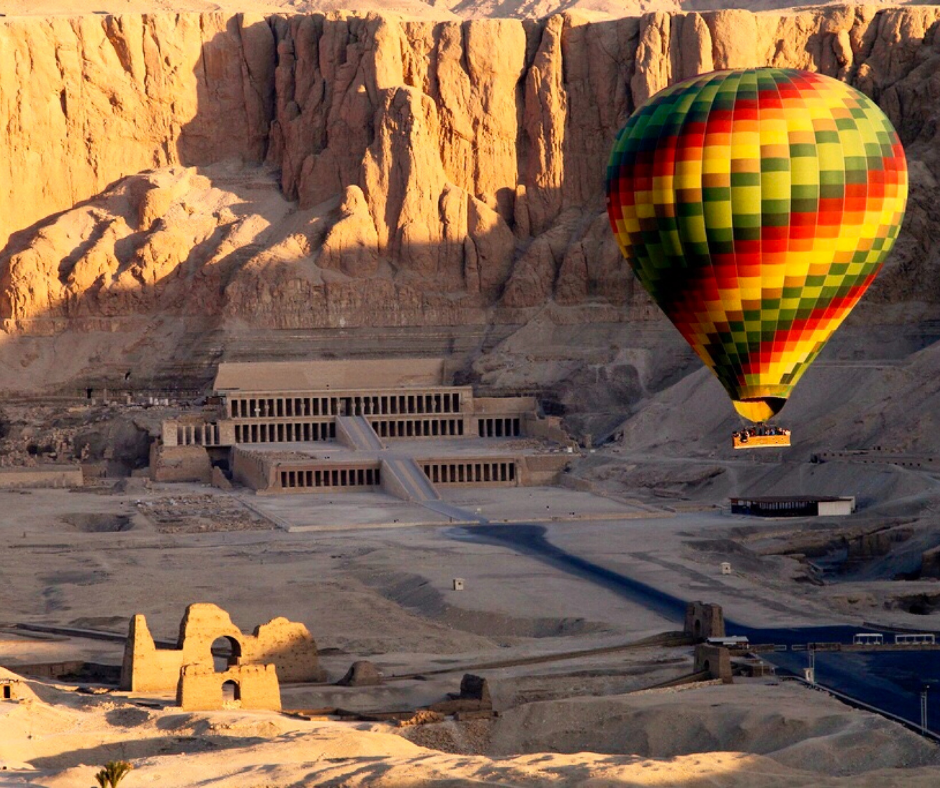 Hot Air Balloon Ride on our archaeology trip to Egypt