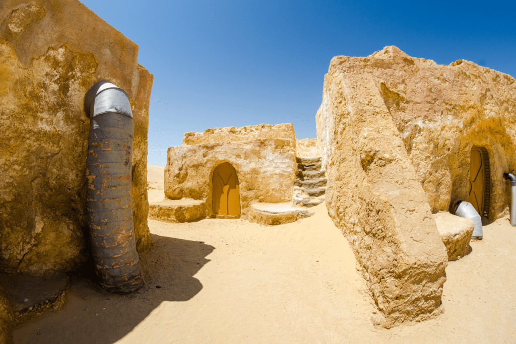 Abandoned sets on our Star Wars trip to Tunisia