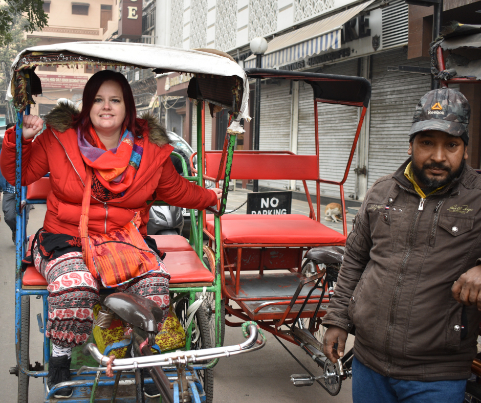 Rickshaw Ride - Golden Triangle Luxury tour