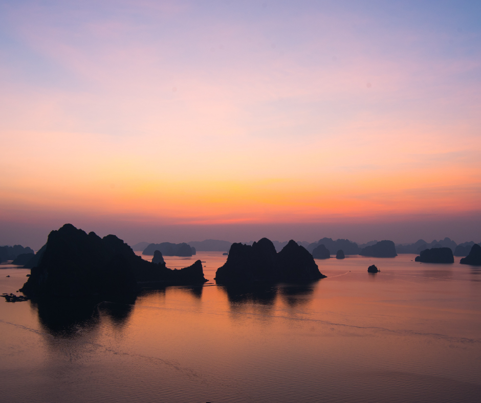 Halong Bay Sunrise - Tour of Northern Vietnam