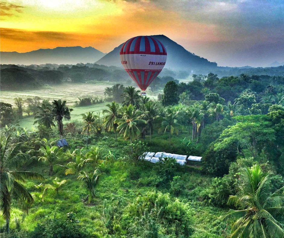 Tour of Sri Lanka Hot Air Balloon Ride